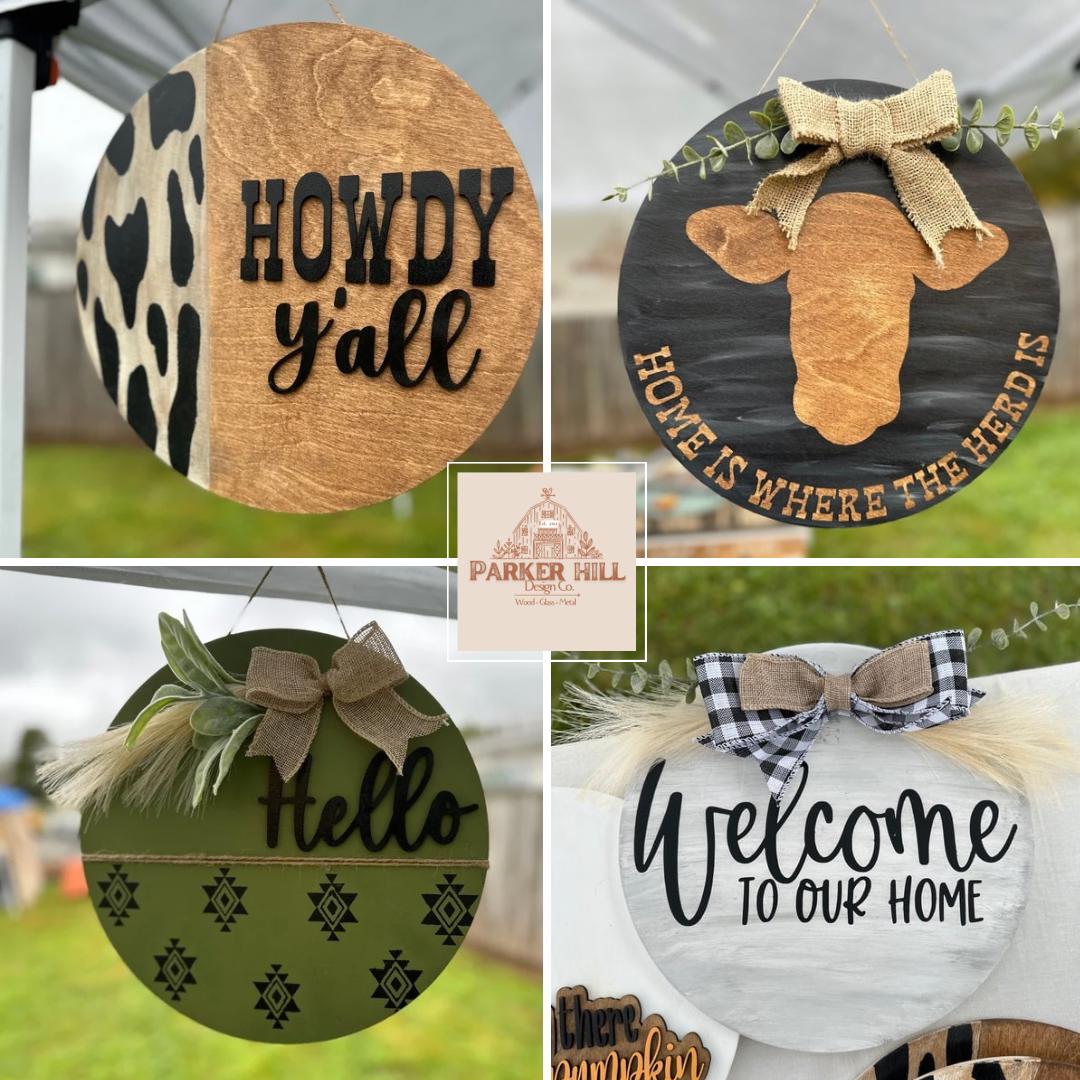 Personalized Grandkids Photo Display: Wooden Brag Board with Clips