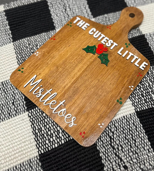 Personalized Christmas Footprint Sign: Baby's First Christmas Decor