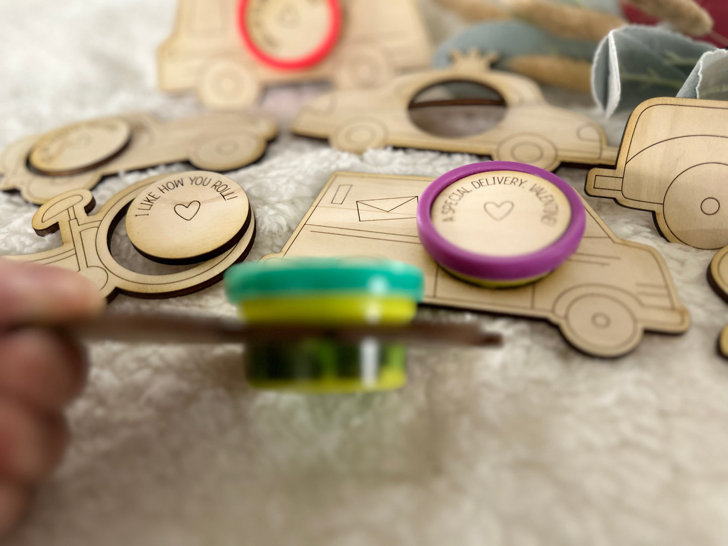 Vehicle Playdoh Holder