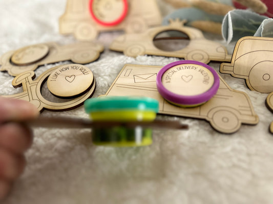 Vehicle Playdoh Holder