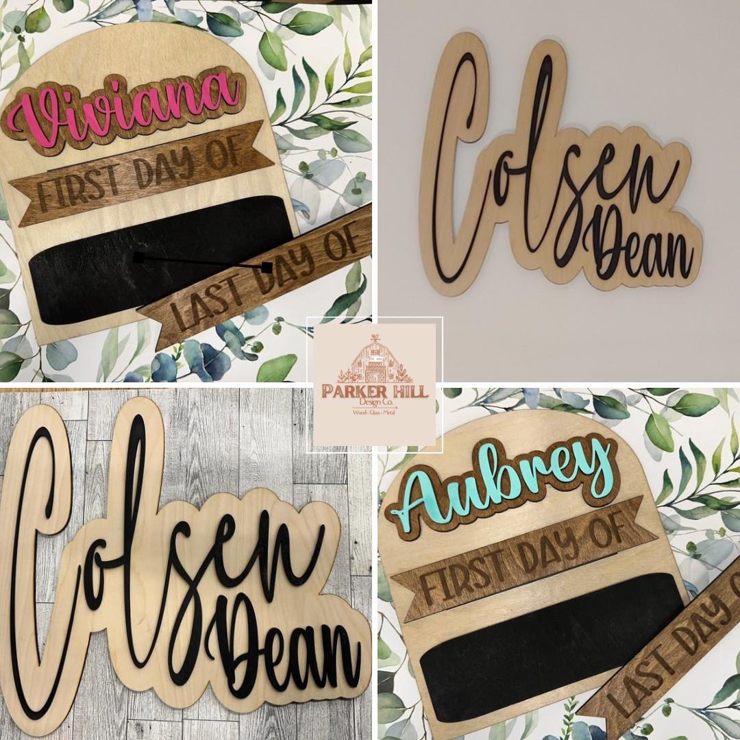 Farmhouse Cow Door Hanger: Rustic Baltic Birch Wood Sign