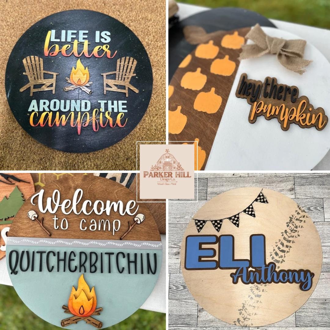 Welcome Mother Cluckers Chicken Sign: Baltic Birch Farmhouse Decor