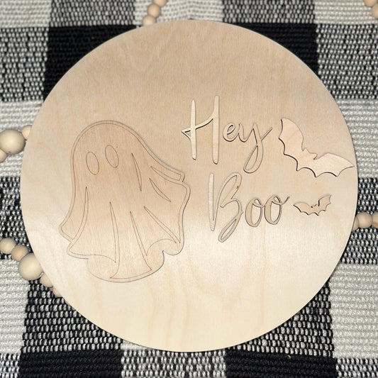 DIY Fall & Halloween Wood Sign Kit: Paint Your Own Decor