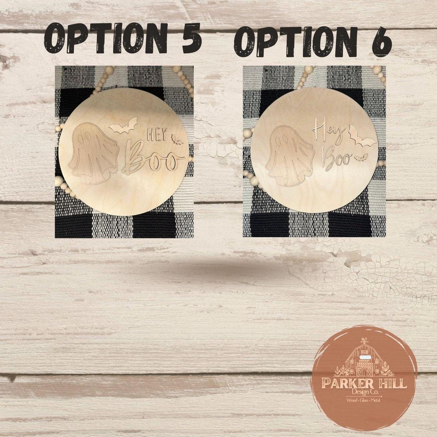 DIY Fall & Halloween Wood Sign Kit: Paint Your Own Decor