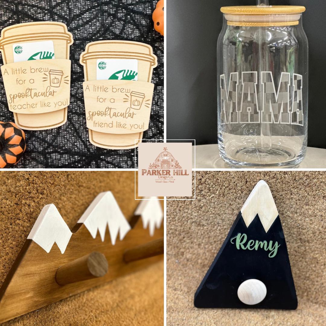 Mountain Wall Hook | Handcrafted Wooden Wall Decor | Rustic Nursery or Adventure Inspired Home Accent