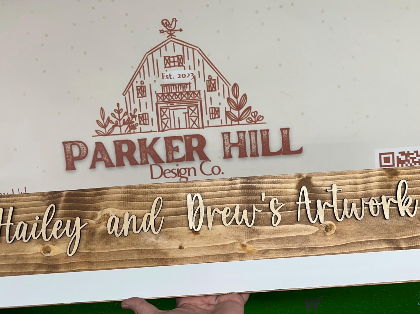 Howdy Y'all Door Hanger: Rustic Cow Print Wooden Sign