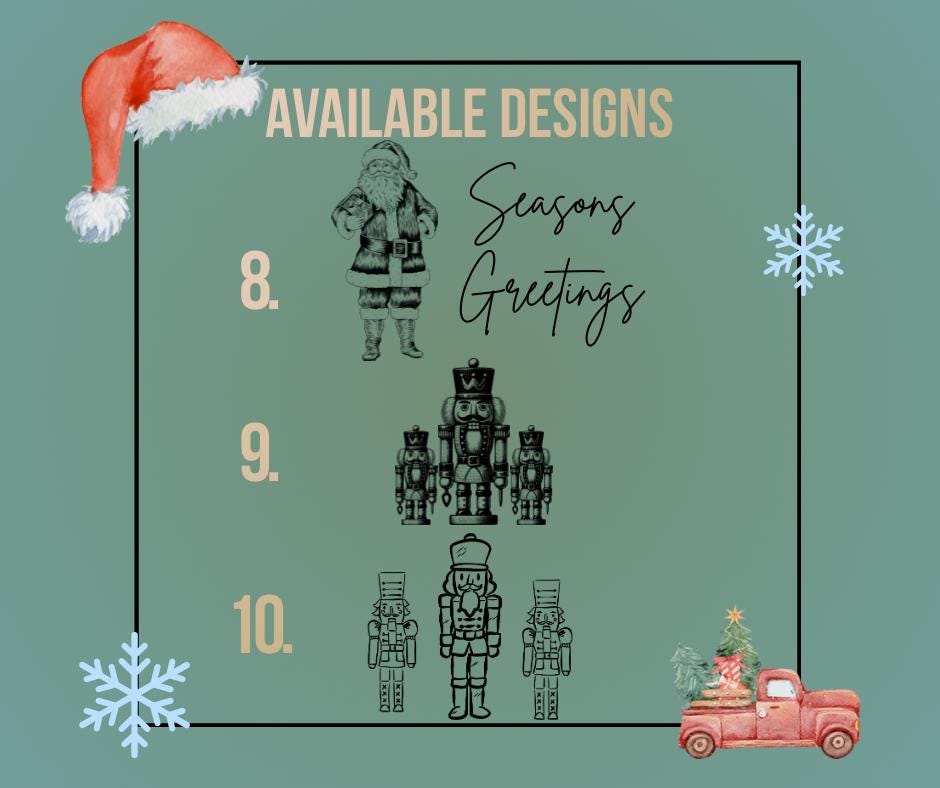 Nutcracker Engraved Charcuterie Board with Gold Cheese Knives | Christmas Entertaining Gift Set | Laser Engraved Acacia Board | Holiday Host