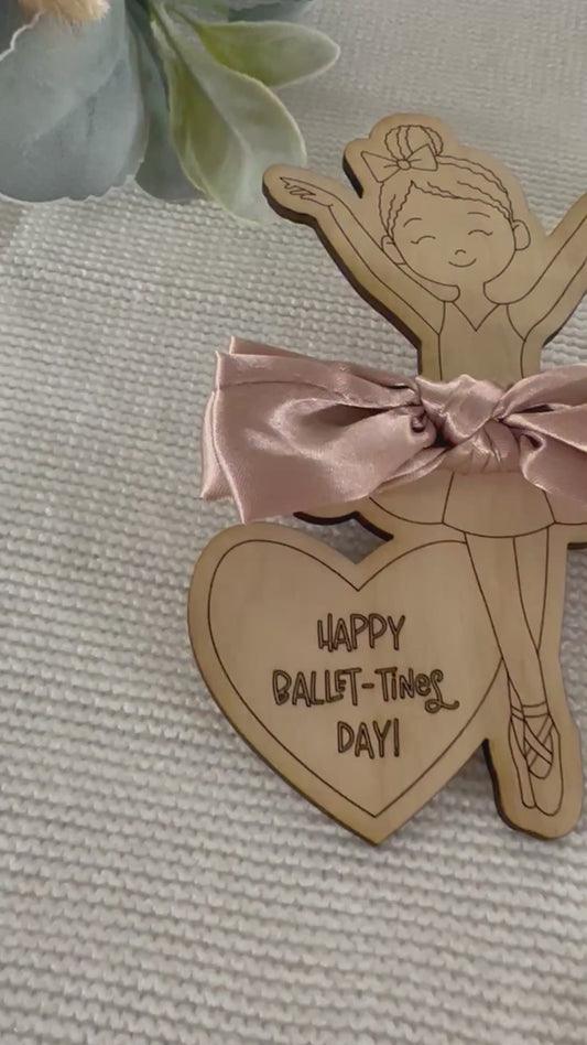 BALLET-tines Scrunchie Valentine